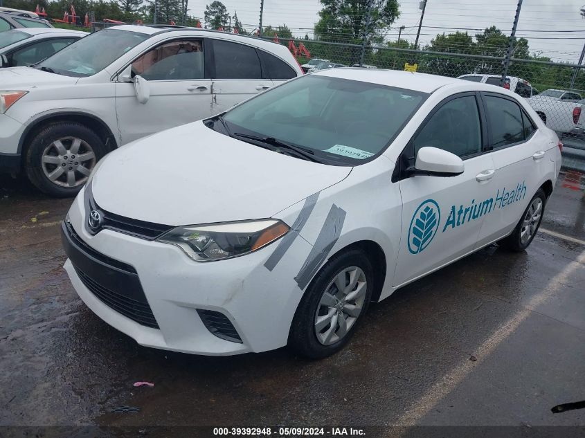 2016 TOYOTA COROLLA LE - 2T1BURHE8GC540889