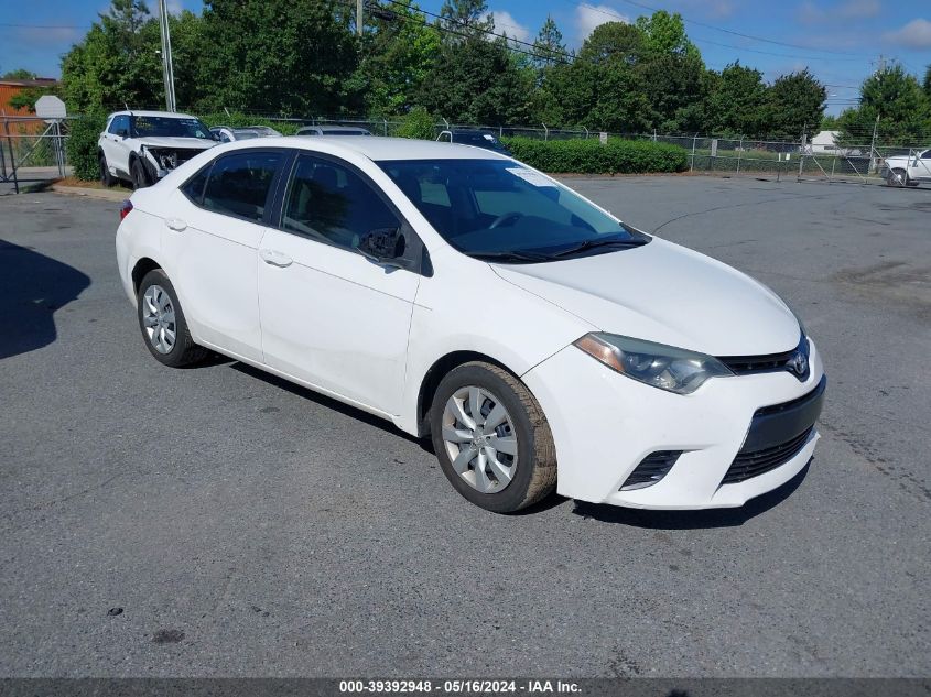 2T1BURHE8GC540889 | 2016 TOYOTA COROLLA