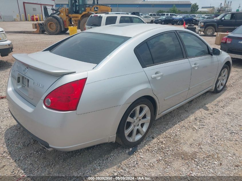 2008 Nissan Maxima 3.5 Se VIN: 1N4BA41EX8C833537 Lot: 39392950