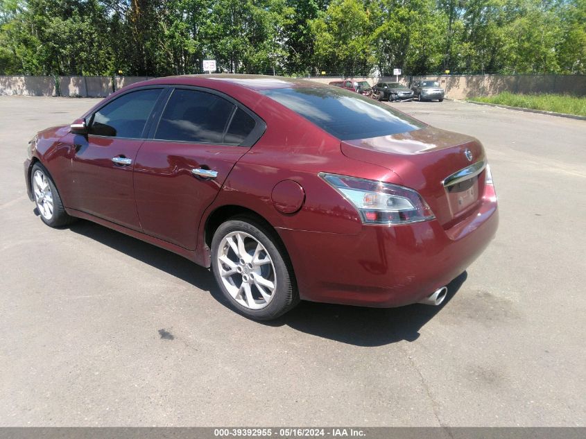 2013 Nissan Maxima 3.5 Sv VIN: 1N4AA5AP5DC801298 Lot: 39392955