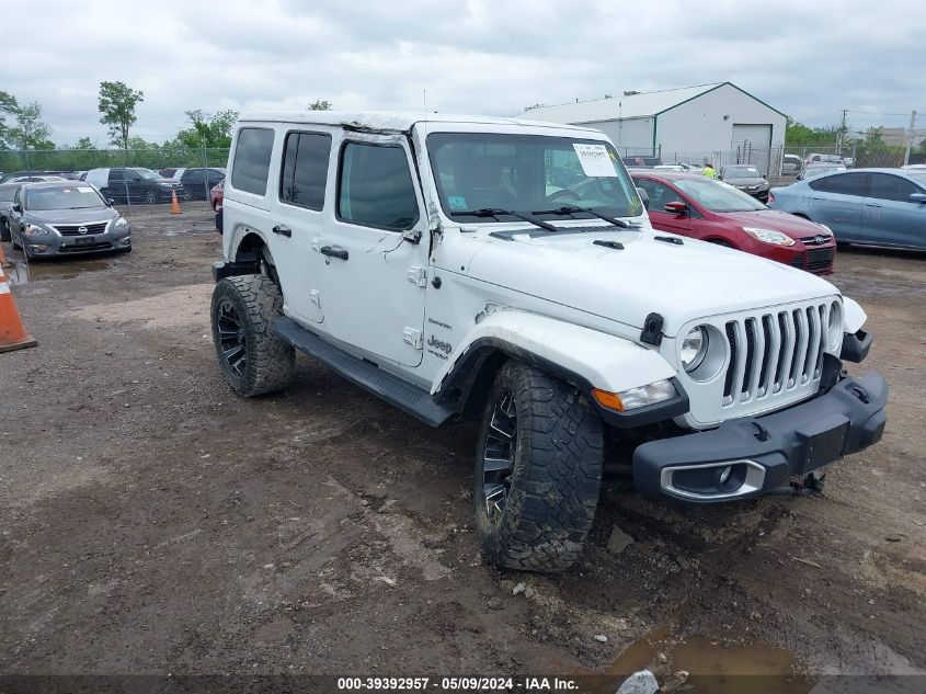 2018 Jeep Wrangler Unlimited Sahara 4X4 VIN: 1C4HJXEN1JW255090 Lot: 39392957