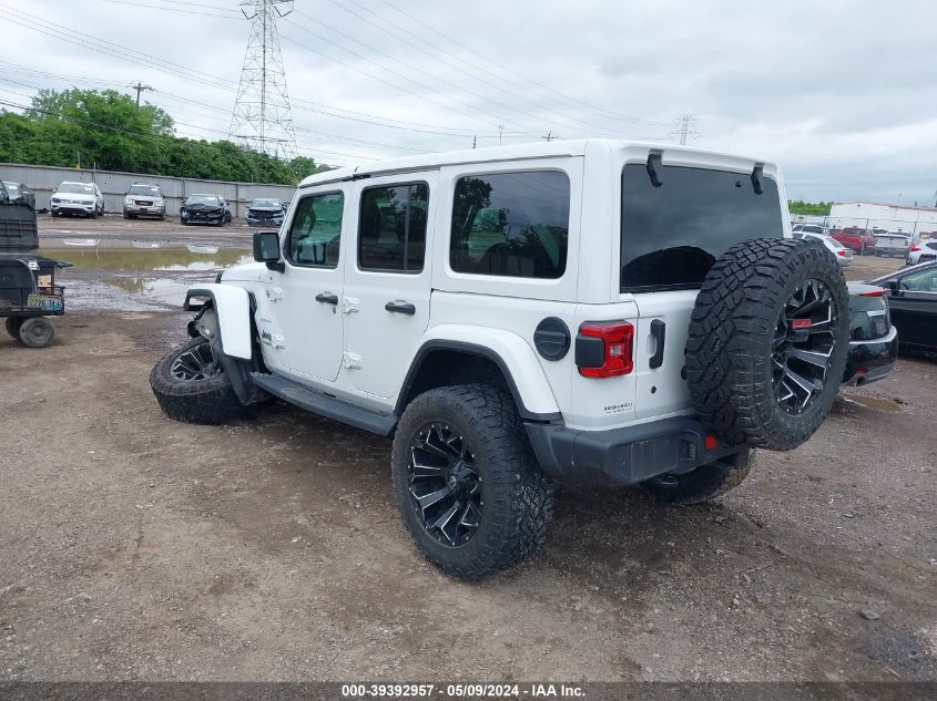 2018 Jeep Wrangler Unlimited Sahara 4X4 VIN: 1C4HJXEN1JW255090 Lot: 39392957