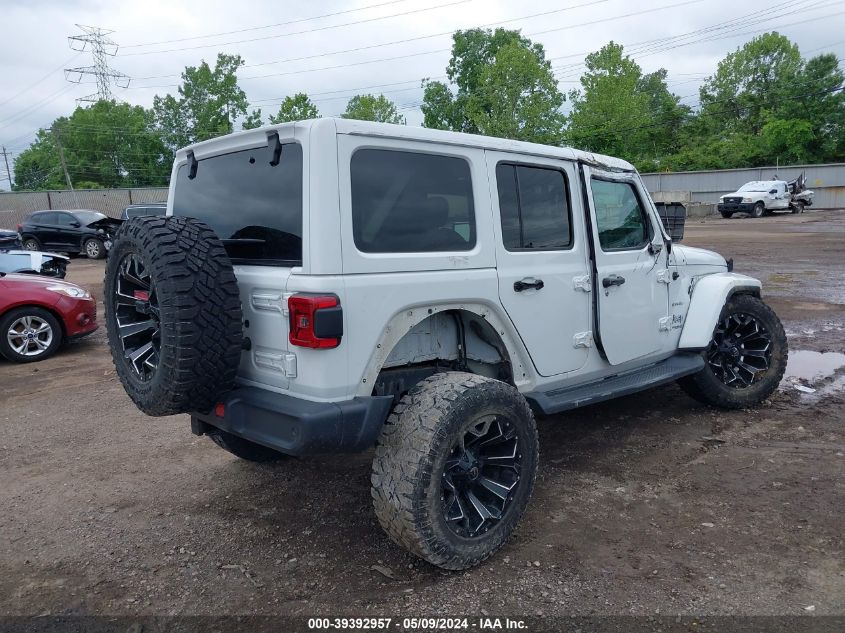 2018 Jeep Wrangler Unlimited Sahara 4X4 VIN: 1C4HJXEN1JW255090 Lot: 39392957