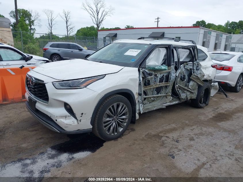 2020 Toyota Highlander Platinum VIN: 5TDFZRBH0LS004462 Lot: 39392964