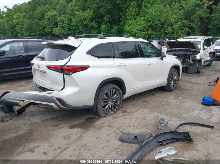 2020 Toyota Highlander Platinum VIN: 5TDFZRBH0LS004462 Lot: 39392964