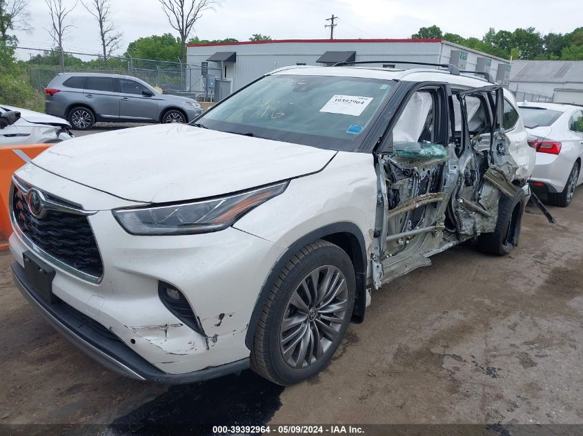 2020 Toyota Highlander Platinum VIN: 5TDFZRBH0LS004462 Lot: 39392964