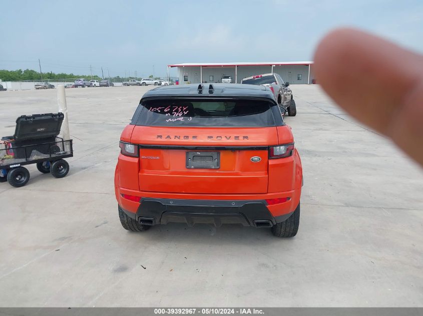 2016 Land Rover Range Rover Evoque Hse Dynamic VIN: SALVD2BG2GH105112 Lot: 39392967