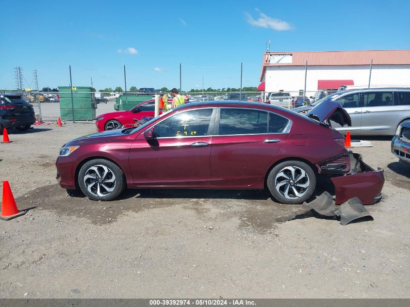 2016 Honda Accord Ex-L VIN: 1HGCR2F87GA127684 Lot: 39392974