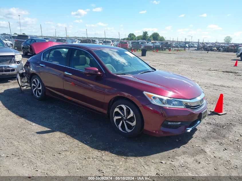 2016 Honda Accord Ex-L VIN: 1HGCR2F87GA127684 Lot: 39392974