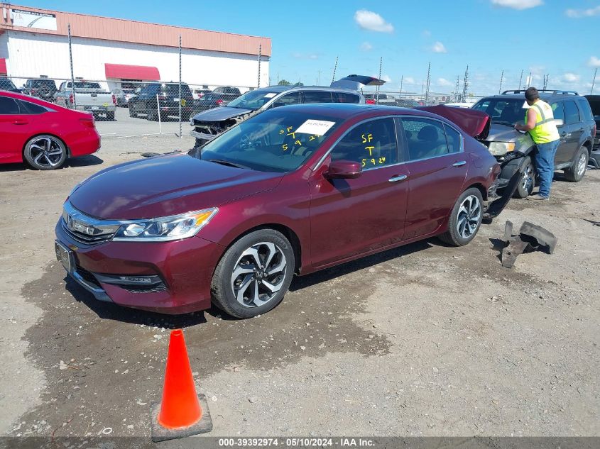 2016 Honda Accord Ex-L VIN: 1HGCR2F87GA127684 Lot: 39392974