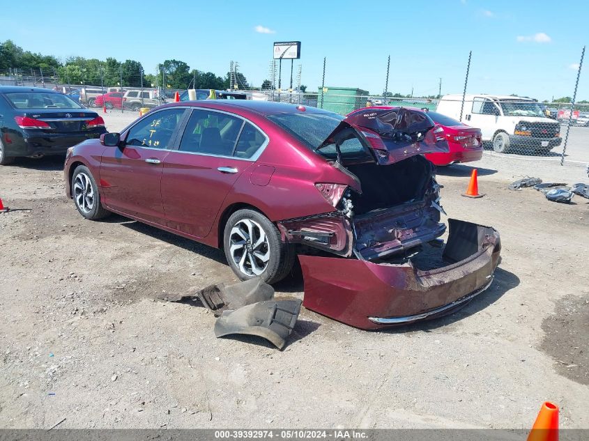 2016 Honda Accord Ex-L VIN: 1HGCR2F87GA127684 Lot: 39392974