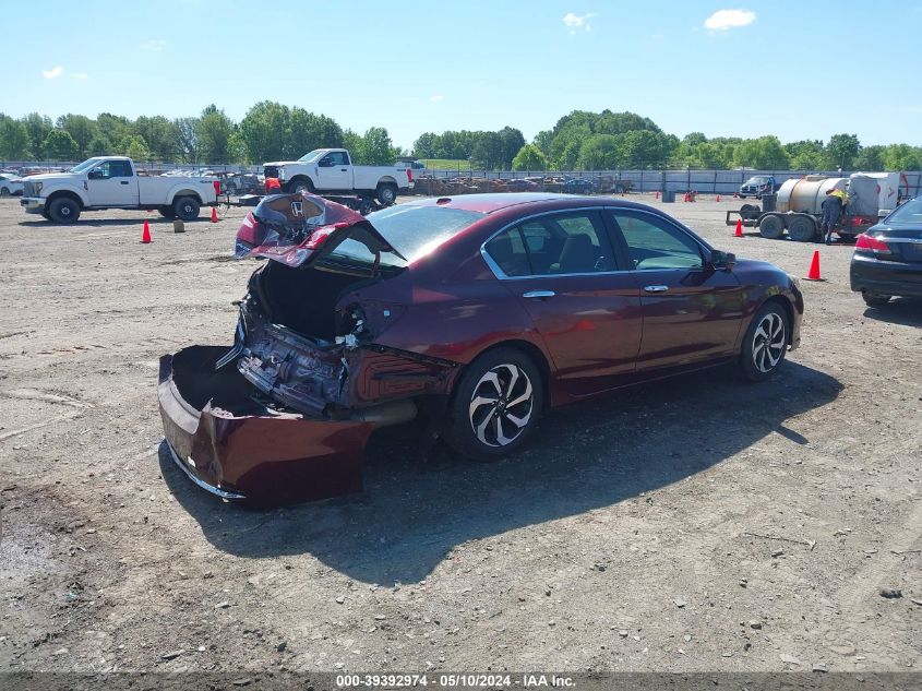 2016 Honda Accord Ex-L VIN: 1HGCR2F87GA127684 Lot: 39392974