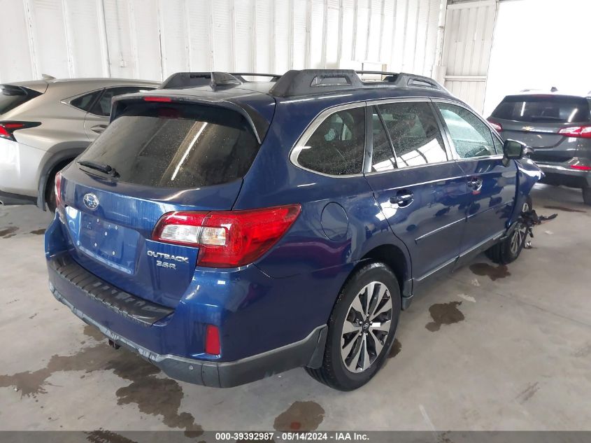 2017 Subaru Outback 3.6R Limited VIN: 4S4BSENC1H3293576 Lot: 39392987