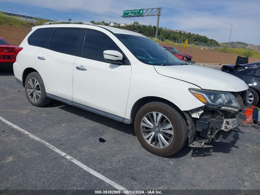 2017 Nissan Pathfinder Platinum/S/Sl/Sv VIN: 5N1DR2MN8HC603230 Lot: 39392989