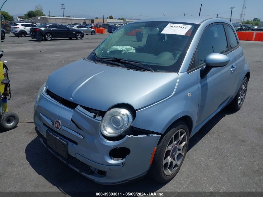 2013 Fiat 500 Pop VIN: 3C3CFFAR6DT659791 Lot: 39393011