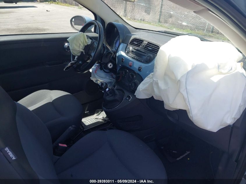 2013 Fiat 500 Pop VIN: 3C3CFFAR6DT659791 Lot: 39393011