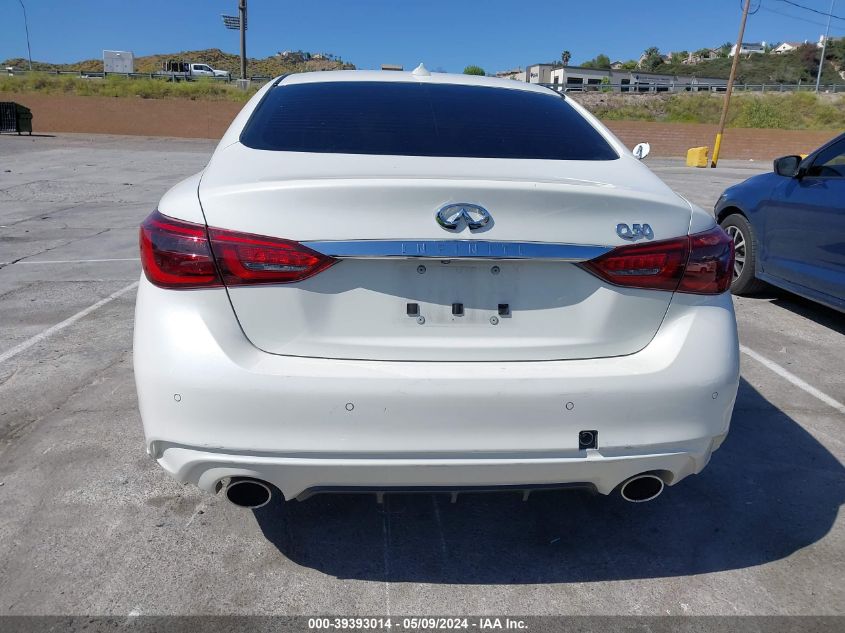 2021 Infiniti Q50 Luxe VIN: JN1EV7BP0MM700788 Lot: 39393014