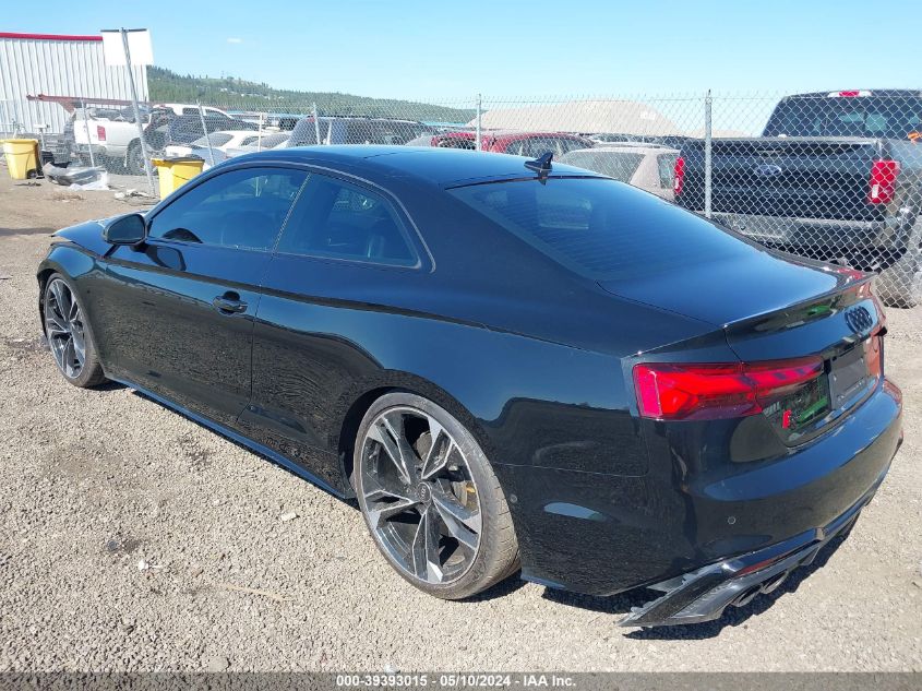 2023 Audi S5 Prestige Tfsi Quattro Tiptronic VIN: WAUR4AF54PA003232 Lot: 39393015