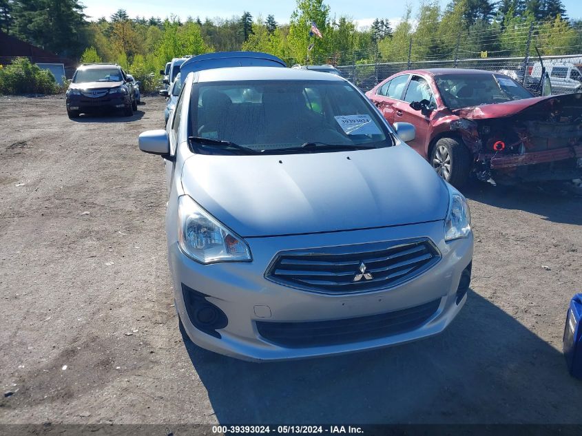 2017 Mitsubishi Mirage G4 Es VIN: ML32F3FJ9HH004606 Lot: 39393024