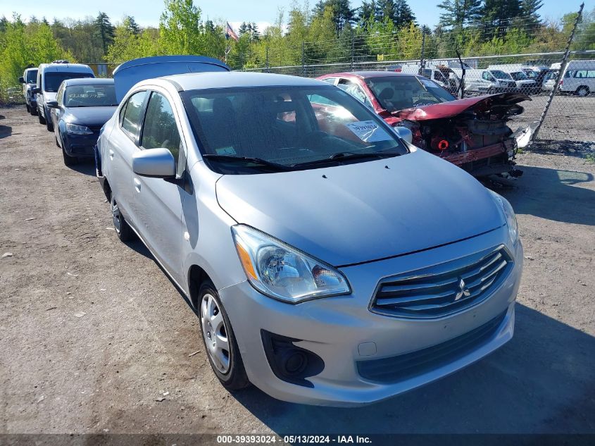 2017 Mitsubishi Mirage G4 Es VIN: ML32F3FJ9HH004606 Lot: 39393024