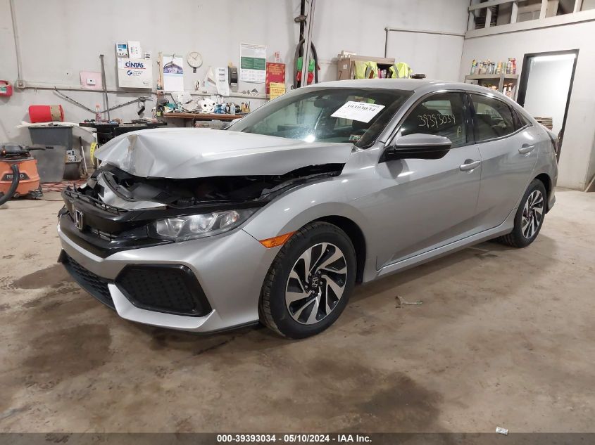 2017 Honda Civic Lx VIN: SHHFK7H27HU403388 Lot: 39393034