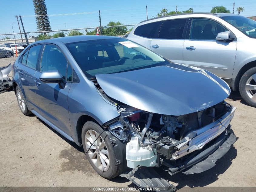 VIN 5YFVPMAE1NP278745 2022 TOYOTA COROLLA LE