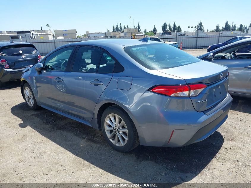 VIN 5YFVPMAE1NP278745 2022 TOYOTA COROLLA LE