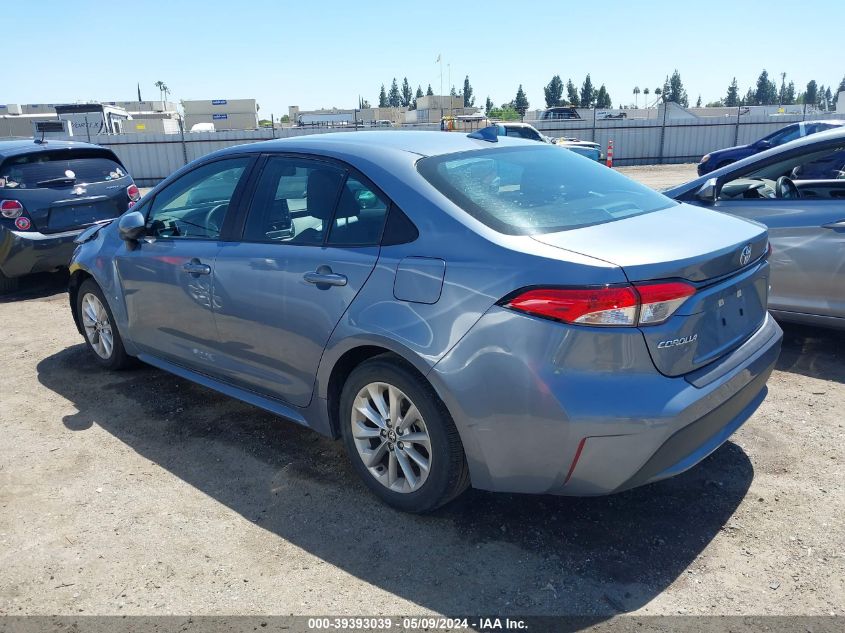 2022 Toyota Corolla Le VIN: 5YFVPMAE1NP278745 Lot: 39393039