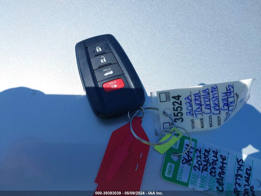 VIN 5YFVPMAE1NP278745 2022 TOYOTA COROLLA LE