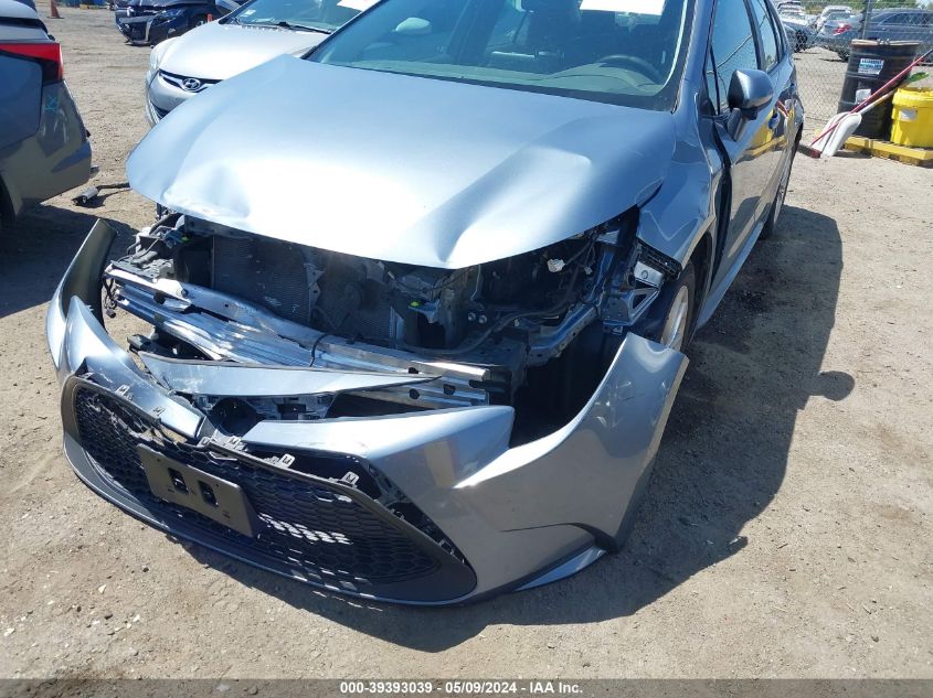 VIN 5YFVPMAE1NP278745 2022 TOYOTA COROLLA LE