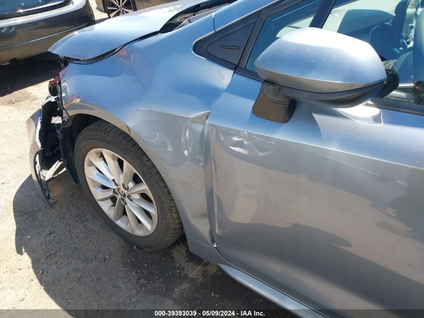VIN 5YFVPMAE1NP278745 2022 TOYOTA COROLLA LE