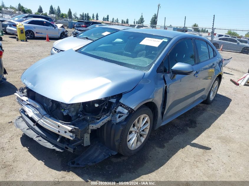 VIN 5YFVPMAE1NP278745 2022 TOYOTA COROLLA LE