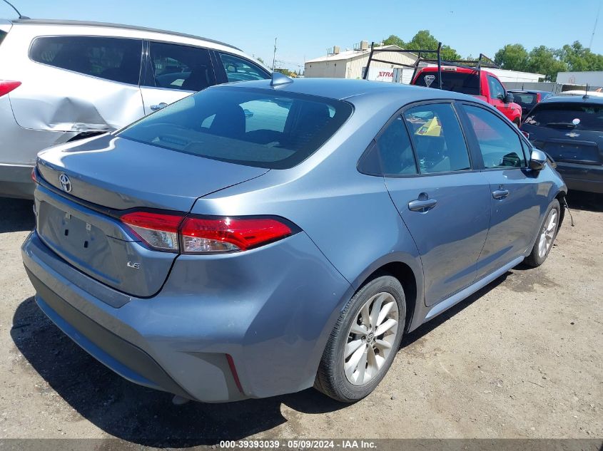 VIN 5YFVPMAE1NP278745 2022 TOYOTA COROLLA LE