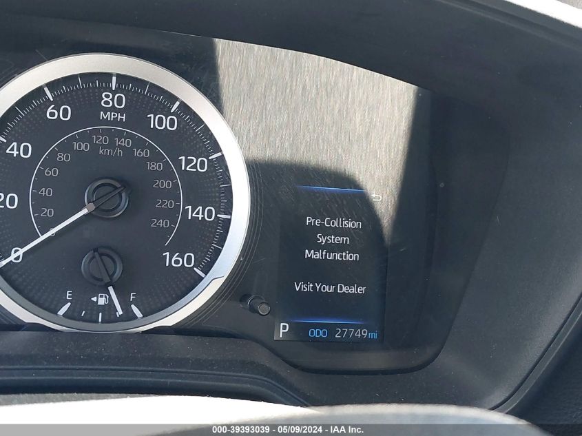 VIN 5YFVPMAE1NP278745 2022 TOYOTA COROLLA LE