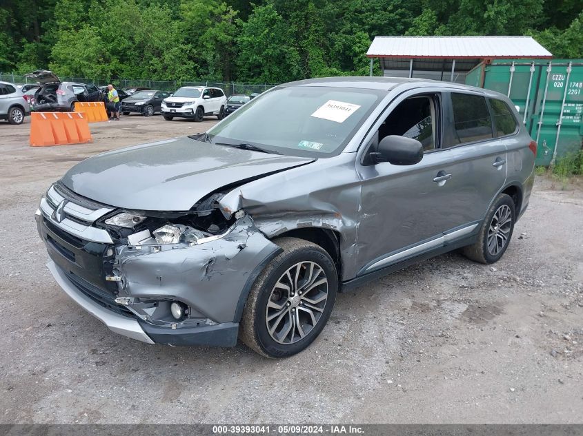 2016 Mitsubishi Outlander Es VIN: JA4AD2A30GZ008807 Lot: 39393041