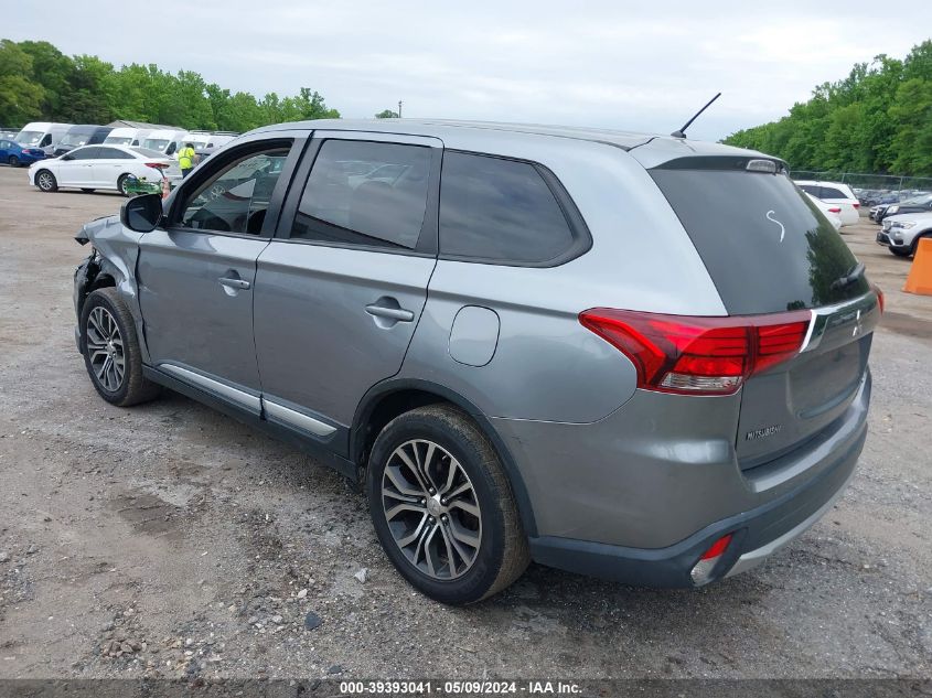 2016 Mitsubishi Outlander Es VIN: JA4AD2A30GZ008807 Lot: 39393041