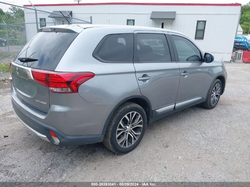 2016 Mitsubishi Outlander Es VIN: JA4AD2A30GZ008807 Lot: 39393041