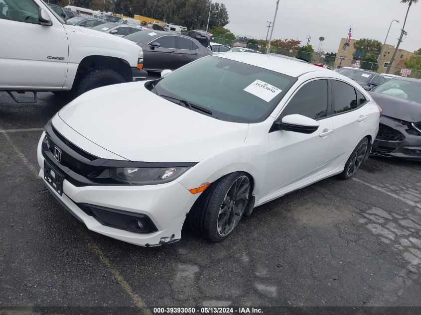 2020 Honda Civic Sport VIN: 19XFC2F8XLE205363 Lot: 39393050