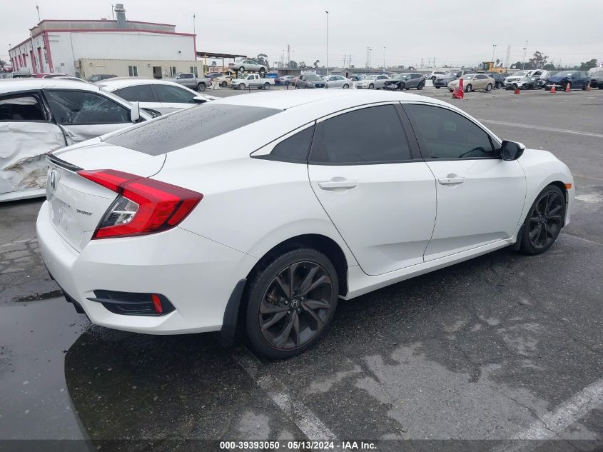 2020 Honda Civic Sport VIN: 19XFC2F8XLE205363 Lot: 39393050