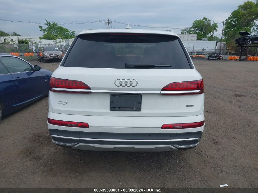 2021 Audi Q7 Premium 45 Tfsi Quattro Tiptronic VIN: WA1AJAF72MD034252 Lot: 39393051