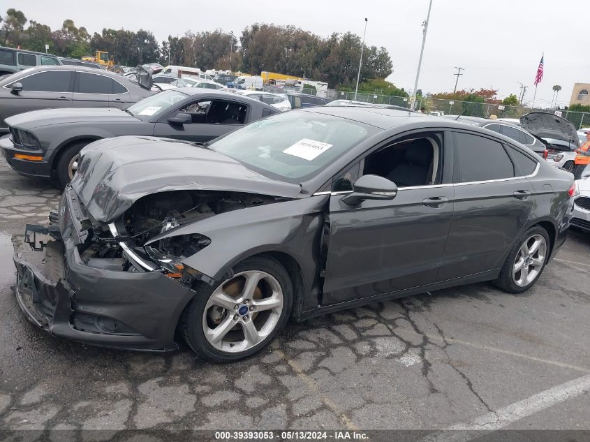 2016 FORD FUSION SE - 3FA6P0H74GR115465