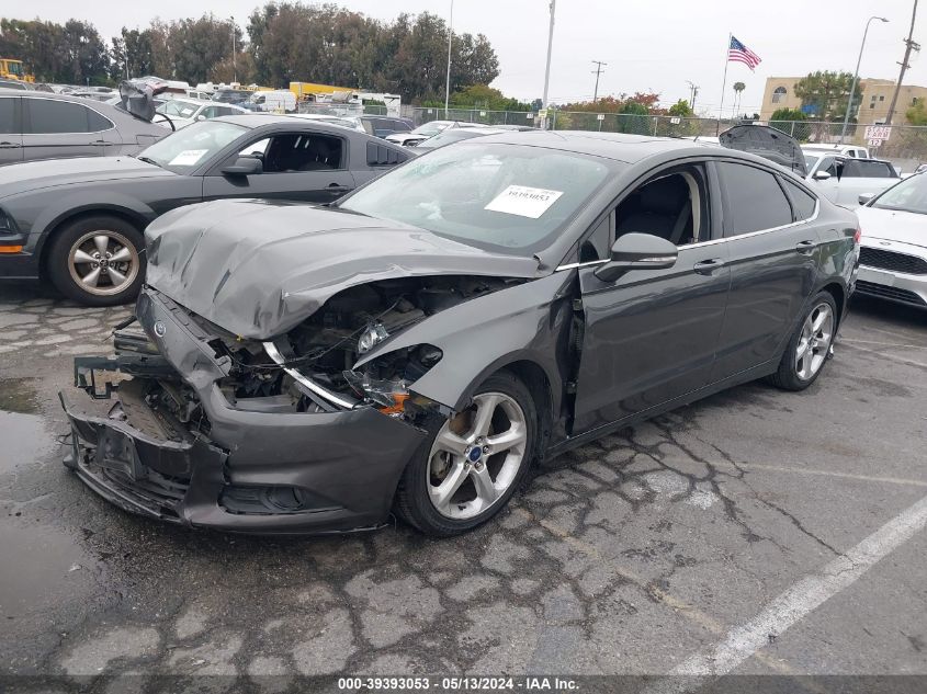 2016 FORD FUSION SE - 3FA6P0H74GR115465