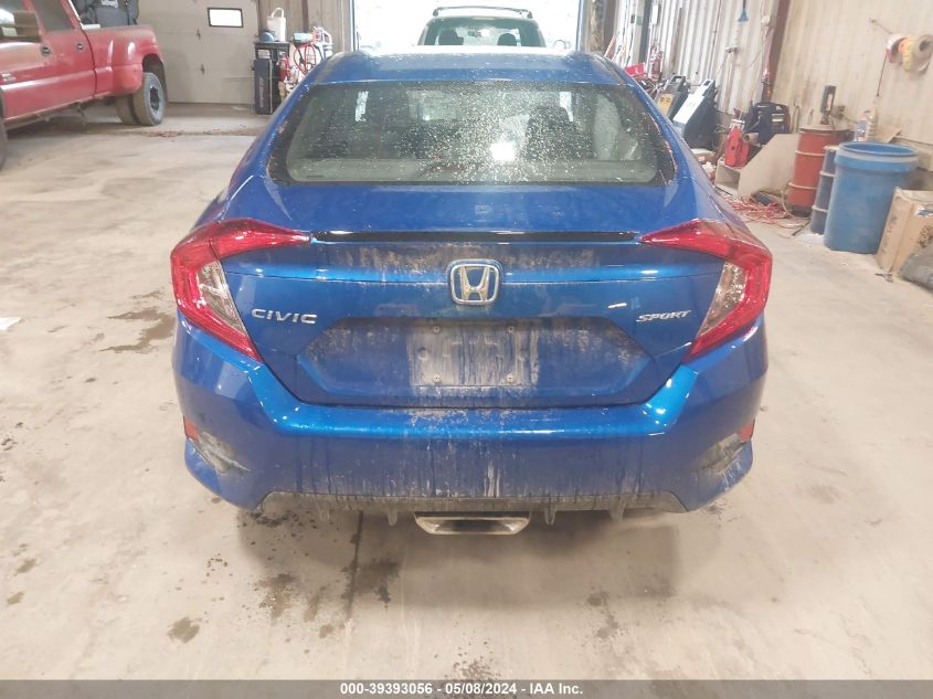 2019 Honda Civic Sport VIN: 2HGFC2F83KH555017 Lot: 39393056