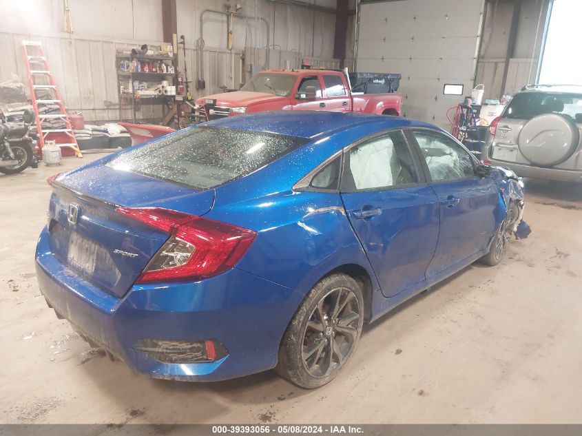 2019 Honda Civic Sport VIN: 2HGFC2F83KH555017 Lot: 39393056