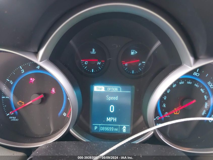 2015 Chevrolet Cruze 1Lt Auto VIN: 1G1PC5SB2F7294446 Lot: 39393057