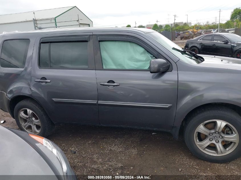 2014 Honda Pilot Ex-L VIN: 5FNYF4H59EB035394 Lot: 39393058