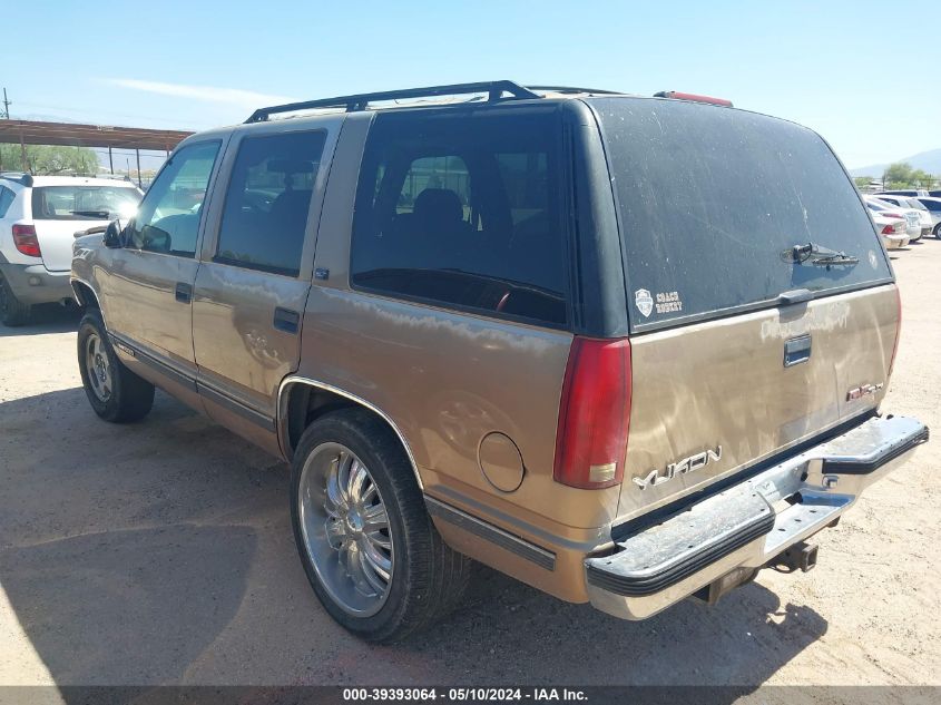 1995 GMC Yukon VIN: 1GKEK13K5SJ759862 Lot: 39393064