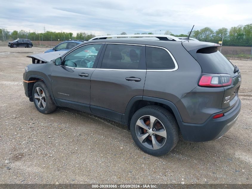 2019 Jeep Cherokee Limited 4X4 VIN: 1C4PJMDX5KD345630 Lot: 39393065