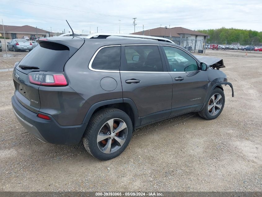 2019 Jeep Cherokee Limited 4X4 VIN: 1C4PJMDX5KD345630 Lot: 39393065