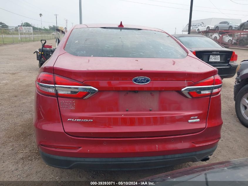 2020 Ford Fusion Se VIN: 3FA6P0HD4LR125977 Lot: 39393071